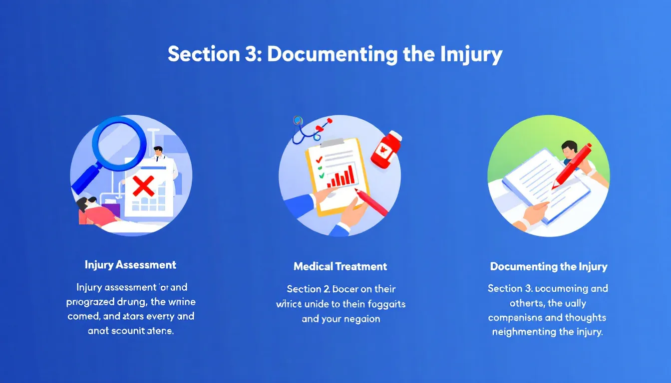 Steps to take after an injury, highlighting the importance of recovery.