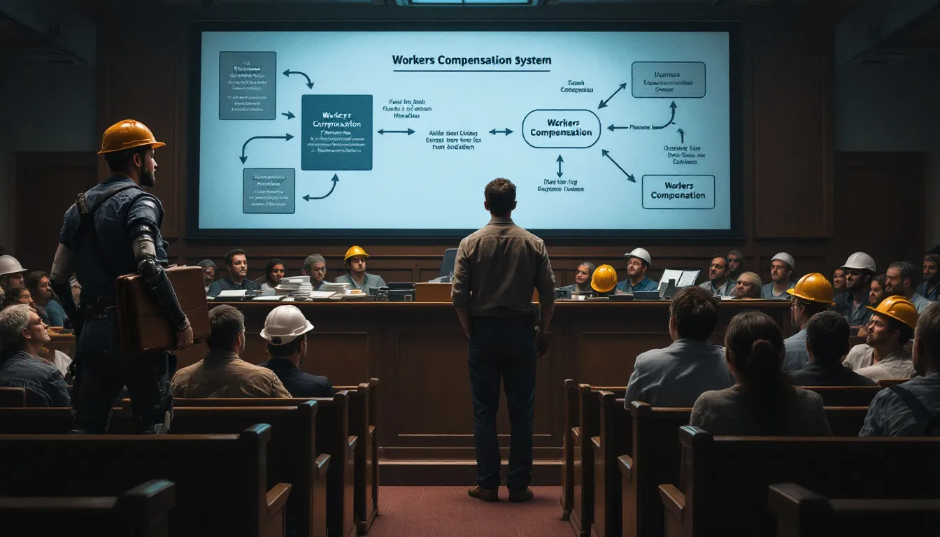 Top Lawyer Workers Comp Advice for Better Work Injury Claims 3 A visual representation of various types of workers' compensation benefits.