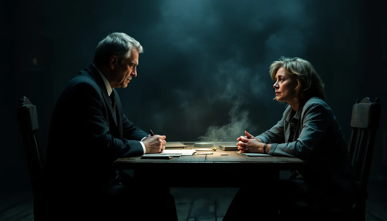 Top-Rated Negligence Medical Lawyers: Protecting Your Rights and Health 5 An abstract image of a lawyer consulting with a client about medical negligence, featuring blurred elements.