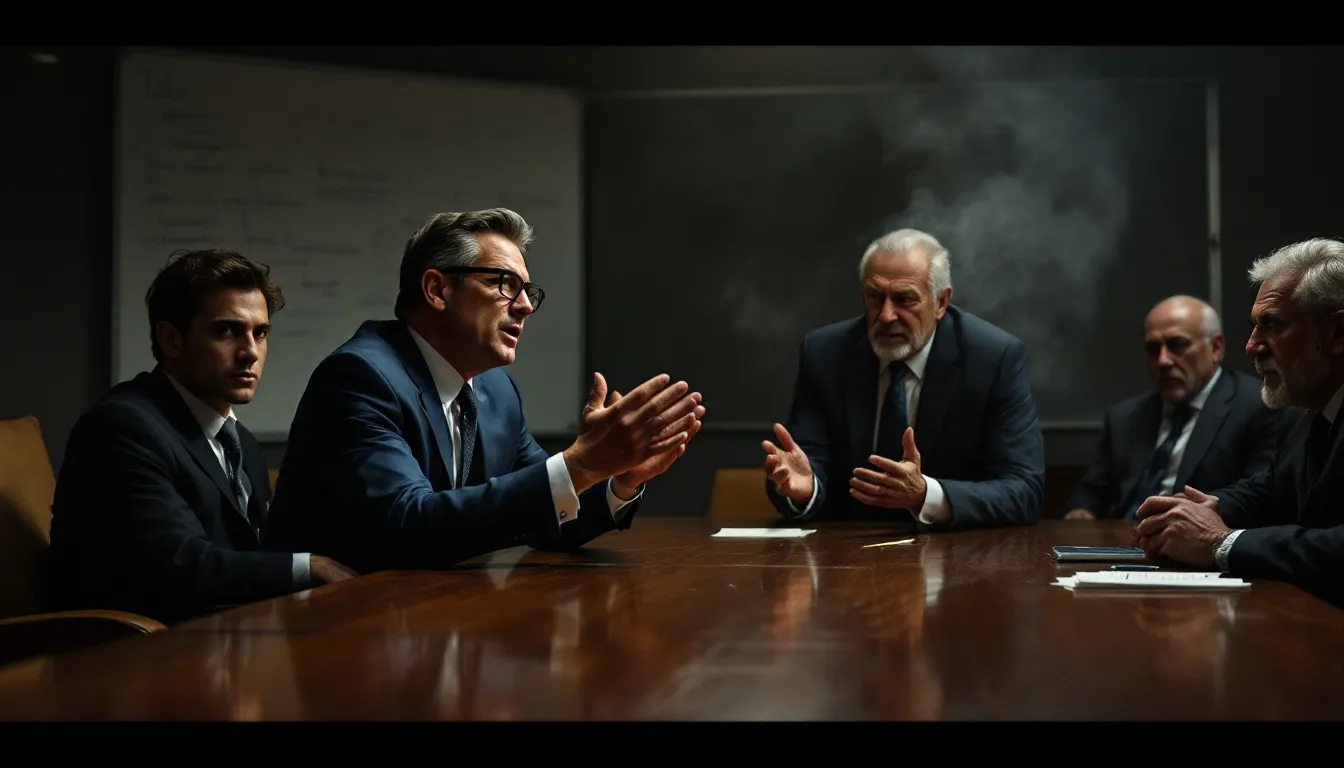 Experienced Trucking Accident Lawyers Ready to Fight for You 1 A group of experienced trucking accident lawyers discussing a case.