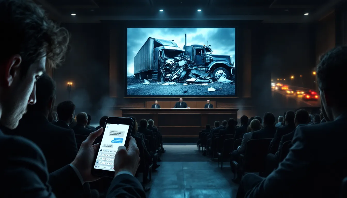 Top Truck Wreck Attorney reviewing evidence of common causes of truck wrecks like driver fatigue and distracted driving