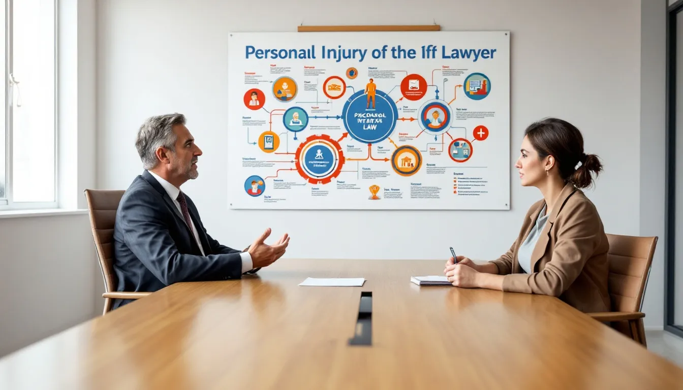 Top PI Lawyers: Your Guide to the Best Personal Injury Attorneys 1 Top PI Lawyers discussing a case with a client.