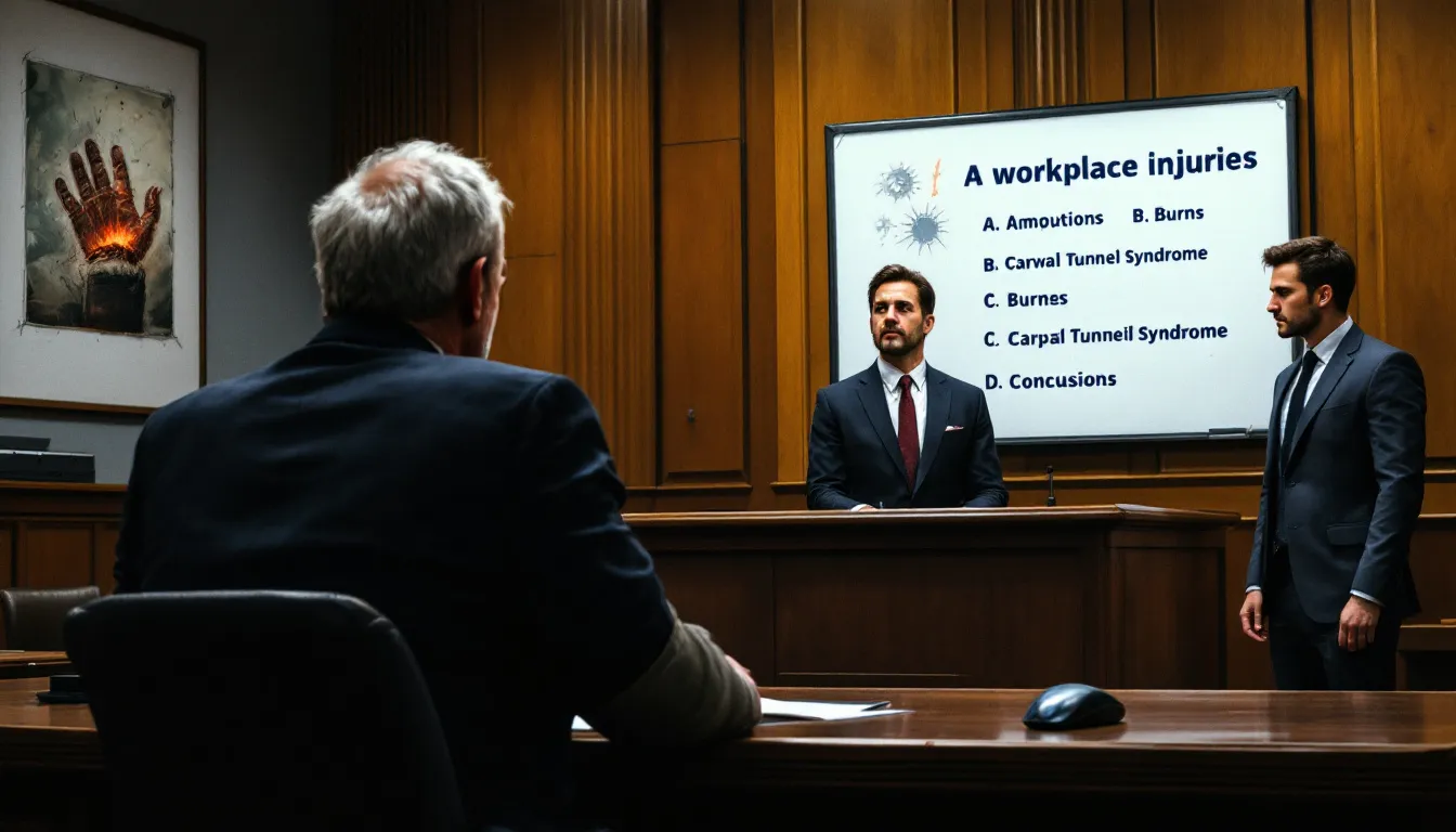 Top Attorneys Workers Comp reviewing different types of workplace injury cases