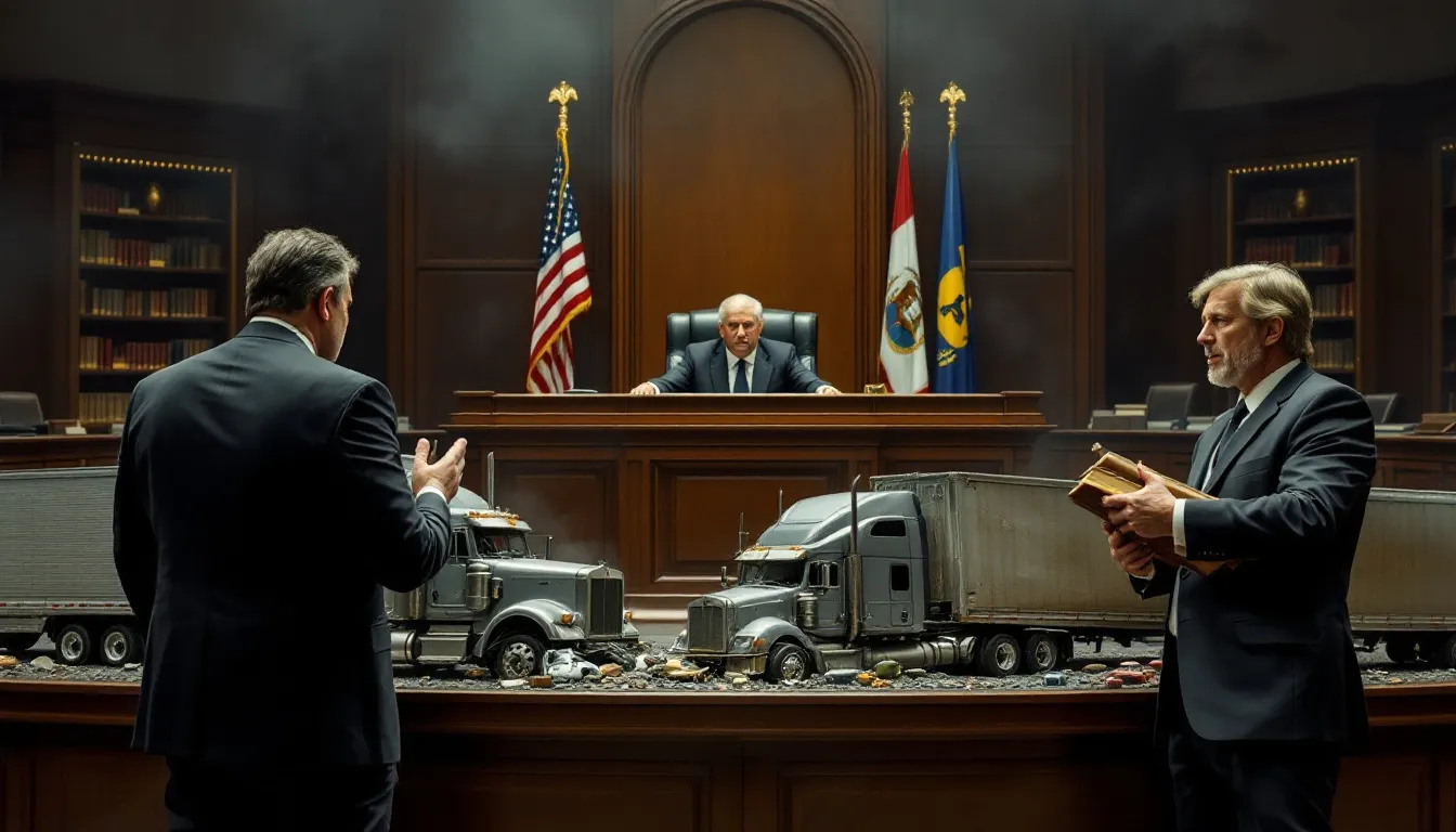An image representing federal regulations impacting truck accident cases.