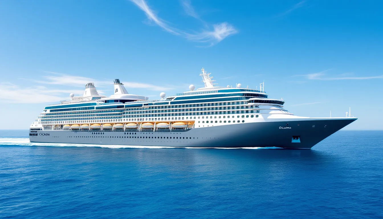 Experienced Cruise Ship Injury Attorney | Protect Your Rights on the High Seas 2 A large cruise ship is anchored in a serene harbor, surrounded by clear blue waters and distant mountains, showcasing the luxurious nature of cruise vacations. This image highlights the grandeur of cruise ships, which are often associated with both enjoyment and the potential for cruise ship accidents that can affect passengers and crew members alike.