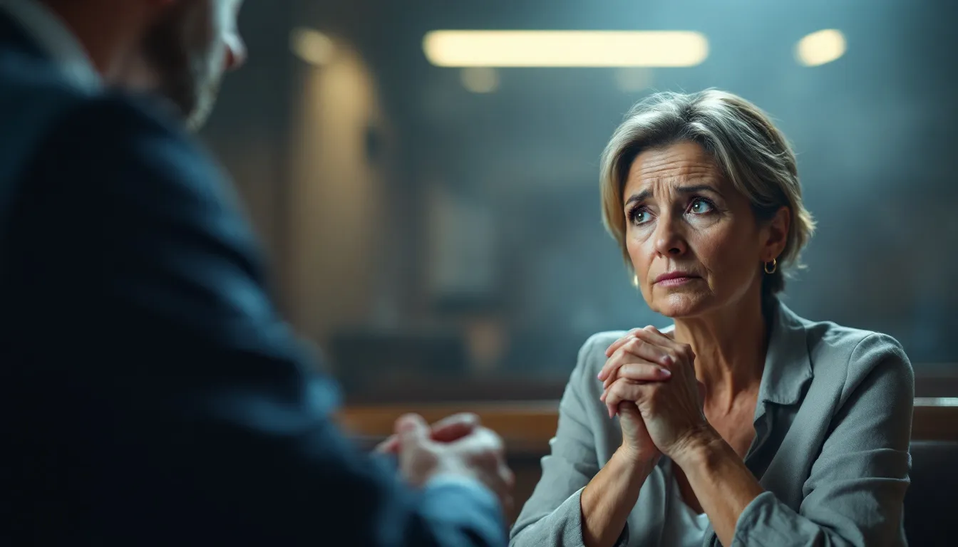 Top-Rated Negligence Medical Lawyers: Protecting Your Rights and Health 3 An image showing a patient discussing potential damages with a blurred medical malpractice lawyer.