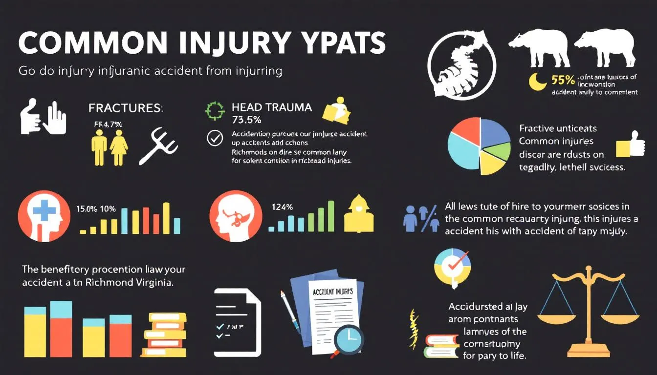 Top Accident Lawyers in Richmond, Virginia: Your Guide to Expert Legal Help 3 Common injuries resulting from accidents in Richmond.
