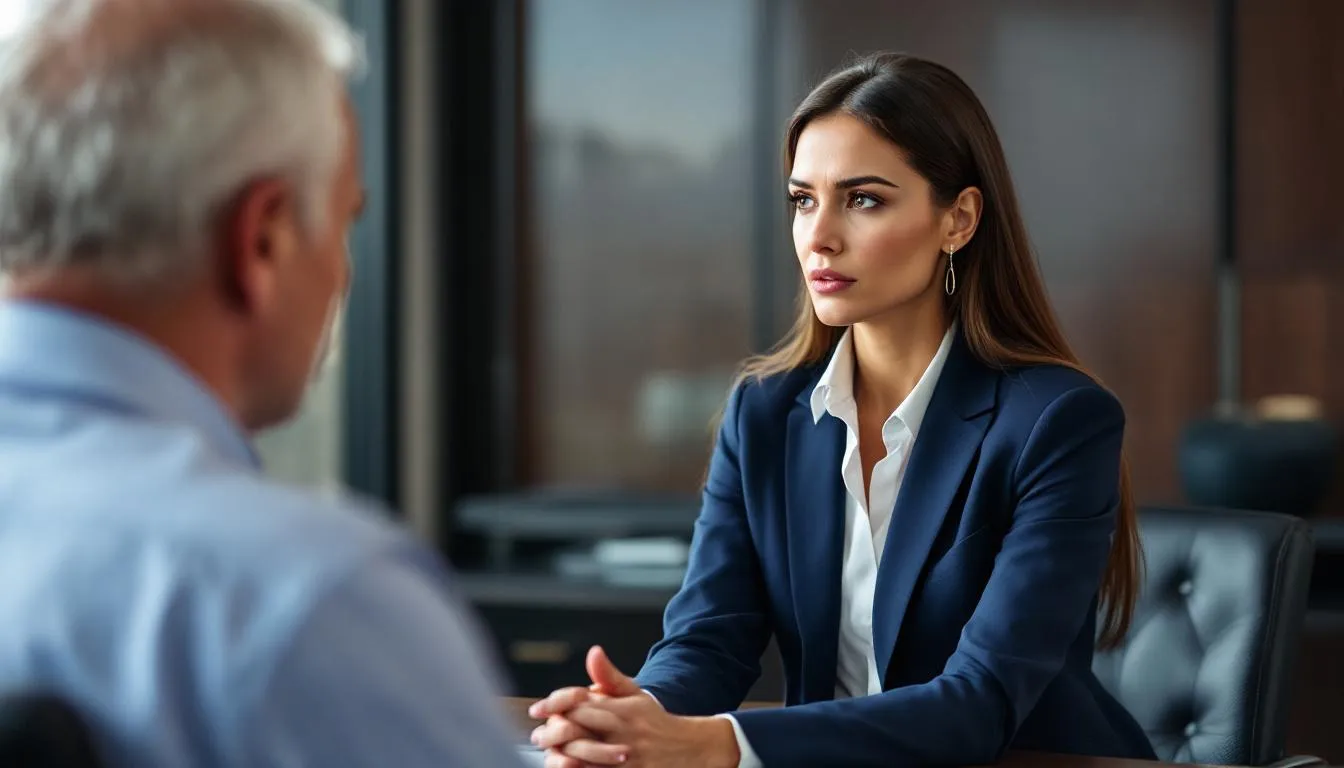 A Premier TBI Attorneys consulting with a client about their case.