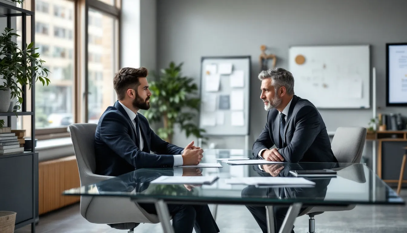 Texas Car Accident Attorney: Your Guide to Legal Representation After a Crash 1 Texas car accident attorney meeting with an injured driver to discuss their car accident claim and compensation options
